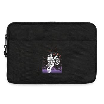 Motocross - Sacoche pour ordinateur portable 13 pouces - noir - Devant