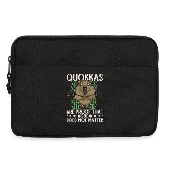 Les quokkas en sont la preuve - Sacoche pour ordinateur portable 13 pouces - noir - Devant