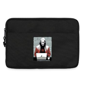 Pirate anonyme - Sacoche pour ordinateur portable 13 pouces - noir - Devant