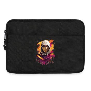 Guerrier samouraï ninja - Sacoche pour ordinateur portable 13 pouces - noir - Devant