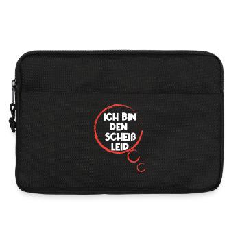 Gleichgültig Egal Statement Ist Mir Wurscht - Laptoptasche 13" - Schwarz - Vorne