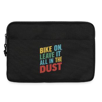 Vélo Sur Leave It All In Dust Graphique - Sacoche pour ordinateur portable 13 pouces - noir - Devant