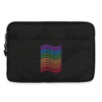 Lgbt. Embrace diversity - Laptop bag 13" - black - Front