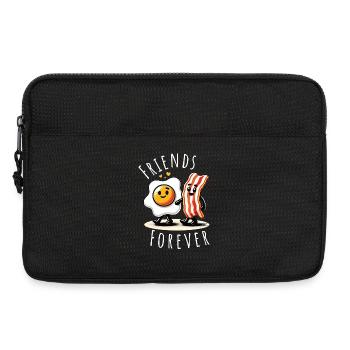 Friends Forever Ham Egg Comic Love - Laptop bag 13" - black - Front