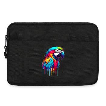 Papagei - Laptoptasche 13" - Schwarz - Vorne