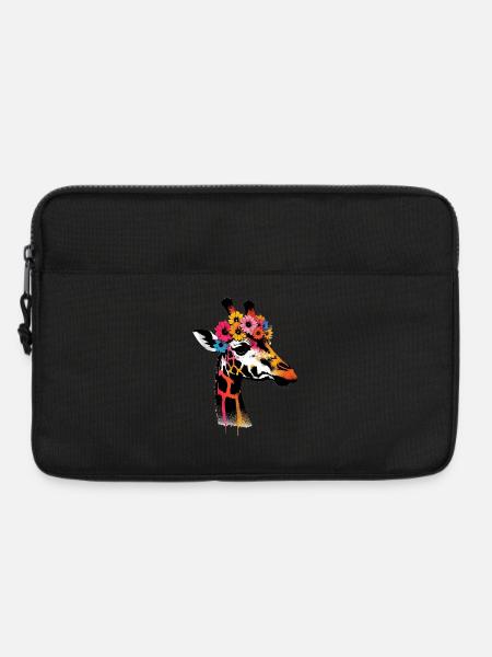 Giraffe - Laptoptasche 13" - Schwarz