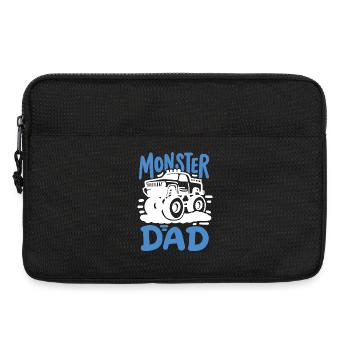 Monster Truck Papa Vatertag - Laptoptasche 13" - Schwarz - Vorne