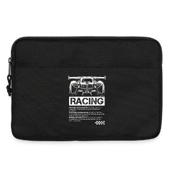 Formule de course Tuning Voiture de course Tuner Logo de voiture - Sacoche pour ordinateur portable 13 pouces - noir - Devant