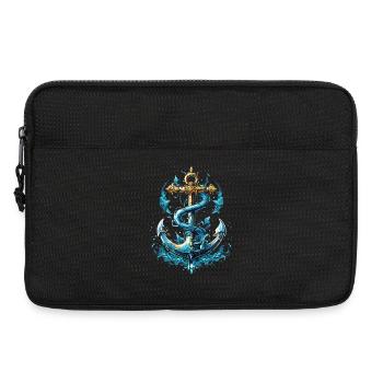 Anchor Water Splash - Laptop bag 13" - black - Front