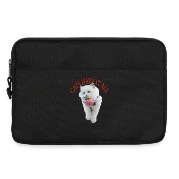 Sassy Katze - Laptoptasche 13" - Schwarz - Vorne