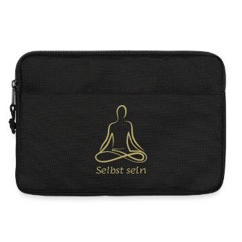 selbst sein - Laptoptasche 13" - Schwarz - Vorne