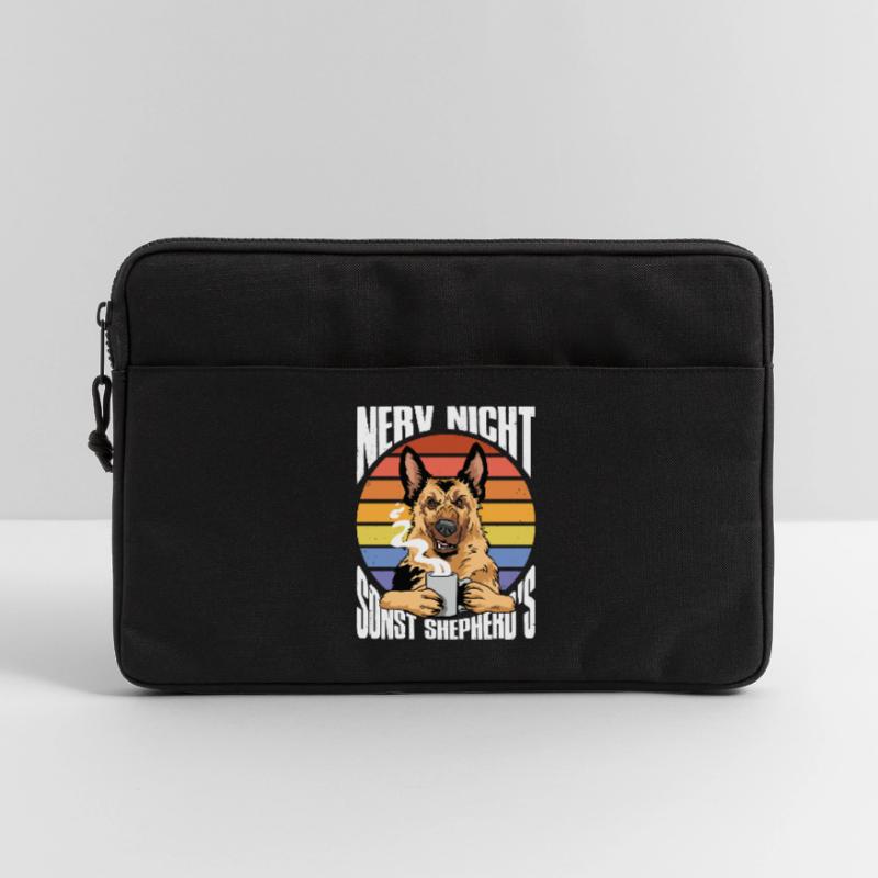 Schäferhund Geschenke Hund Herrchen Gassi Laptoptasche 13"
