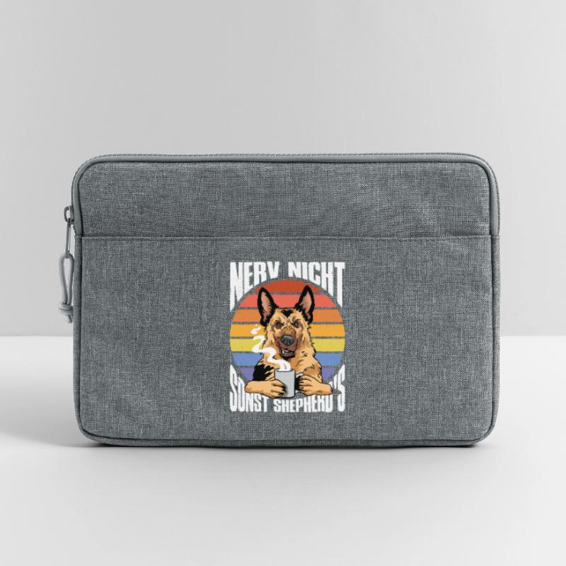 Schäferhund Geschenke Hund Herrchen Gassi Laptoptasche 13"