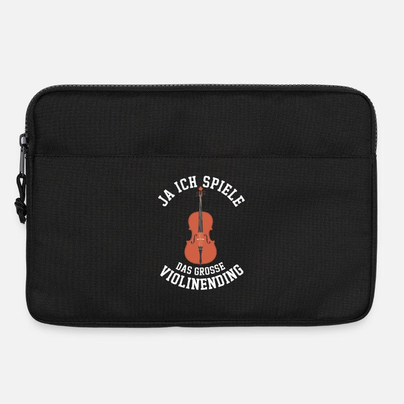 Cello - Ja ich spiele das grosse Violinending - Laptoptasche 13" - Schwarz