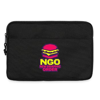 ONG 8bit Burger - Sacoche pour ordinateur portable 13 pouces - noir - Devant