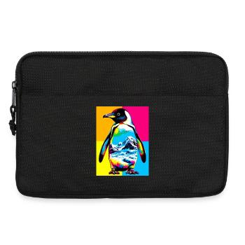 pingouin - Sacoche pour ordinateur portable 13 pouces - noir - Devant
