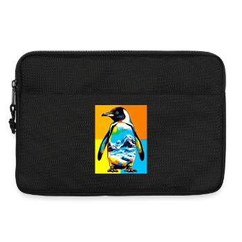 Pinguin - Laptoptasche 13" - Schwarz - Vorne