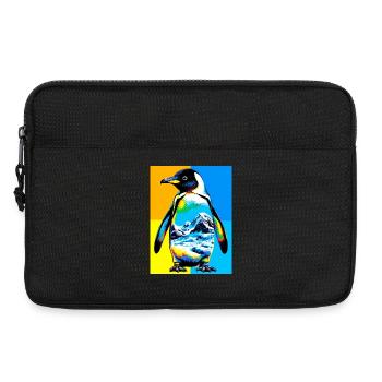 pingouin - Sacoche pour ordinateur portable 13 pouces - noir - Devant