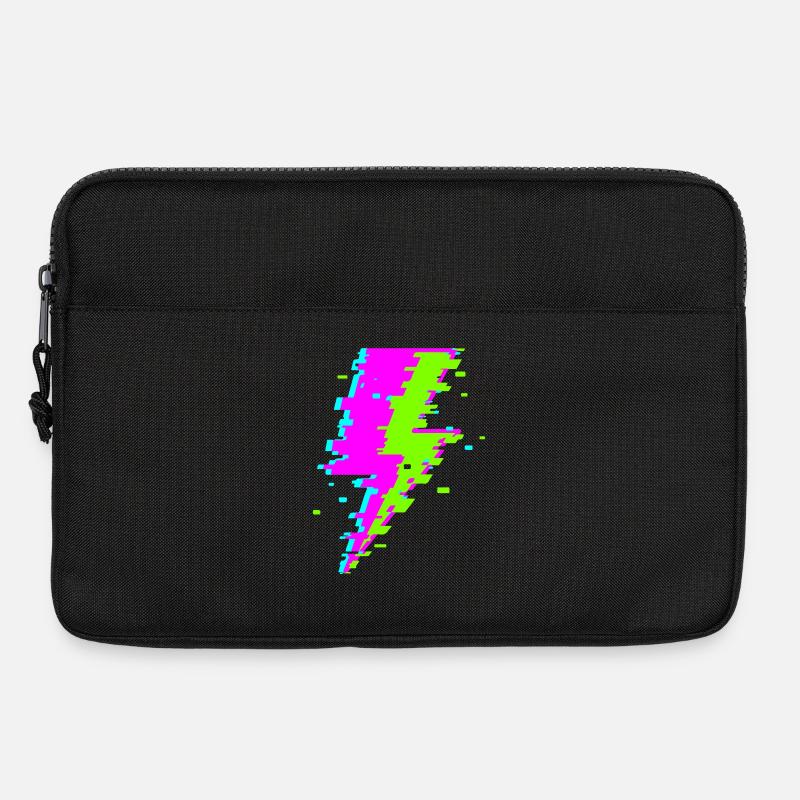 Psychedelic Digital Beam - Laptop bag 13" - black