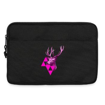pink deer - Laptop bag 13" - black - Front