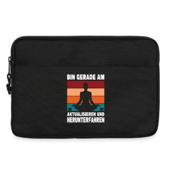 Bin Gerade Am Aktualisieren Und Herunterfahren - Laptoptasche 13" - Schwarz - Vorne