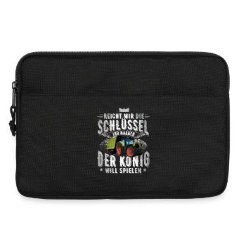 Landwirt - Laptoptasche 13" - Schwarz - Vorne