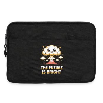 L’avenir est brillant - T-shirt drôle de bombe nucléaire - Sacoche pour ordinateur portable 13 pouces - noir - Devant