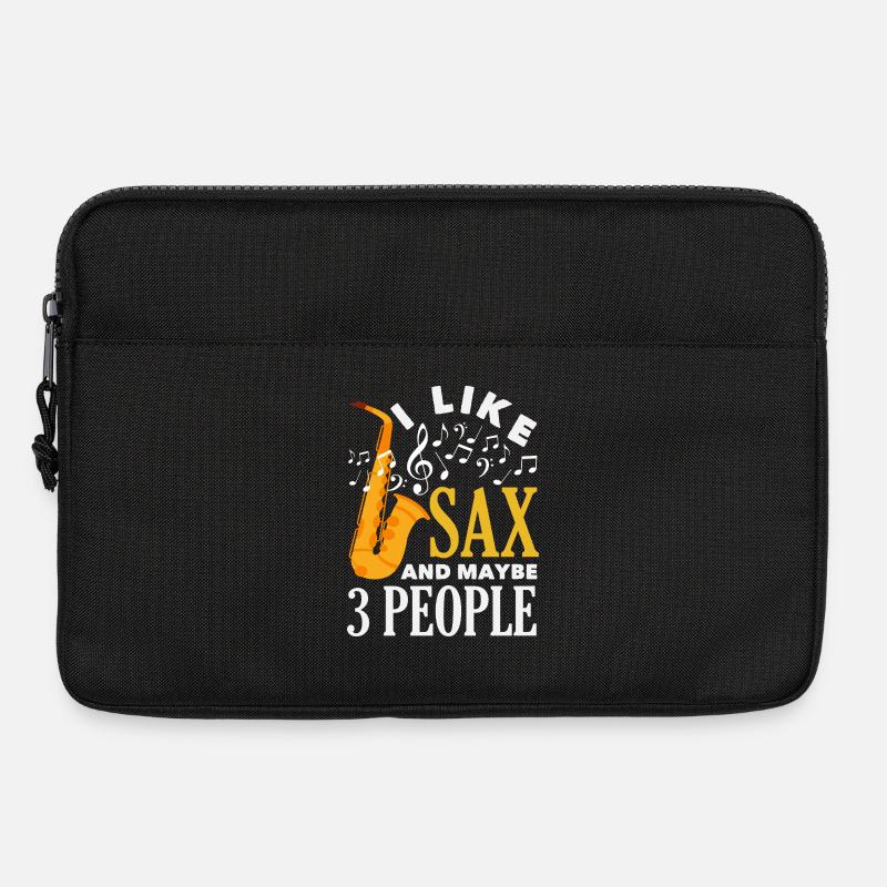 Saxofon - Laptoptasche 13" - Schwarz