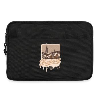 Winter in Freiburg - Laptop bag 13" - black - Front