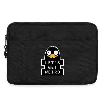 Soyons fous de pingouin bizarre d’oiseau bizarre - Sacoche pour ordinateur portable 13 pouces - noir - Devant