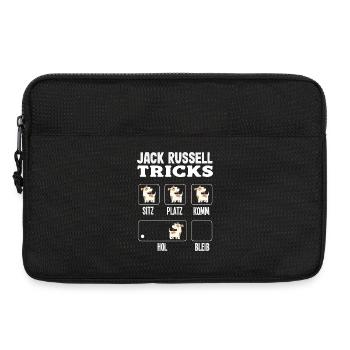 Lustiges Jack Russell Besitzer Geschenk - Laptoptasche 13" - Schwarz - Vorne