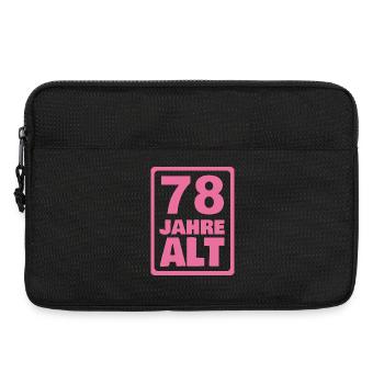 Année 78 - Sacoche pour ordinateur portable 13 pouces - noir - Devant