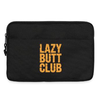 Lazybuttclub Gym Fitness Workout - Laptoptasche 13" - Schwarz - Vorne