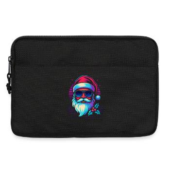 Santa Claus Funny Retro Gaming - Laptop bag 13" - black - Front