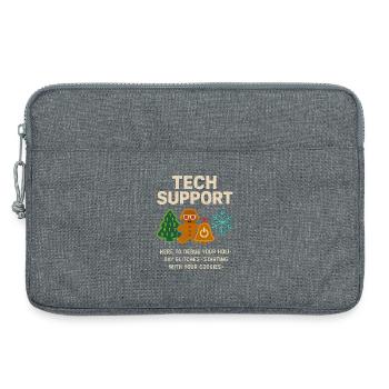 Admin Weihnachtsgeschenk IT Support Debugging - Laptoptasche 13" - Grau meliert - Vorne
