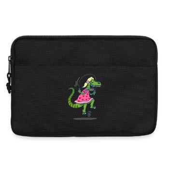 Ruse de chasse du tyrannosaure - Sacoche pour ordinateur portable 13 pouces - noir - Devant