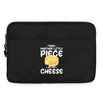 Take Another Little Piece Of My Cheese Kawaii Käse - Laptop bag 13" - black - Front
