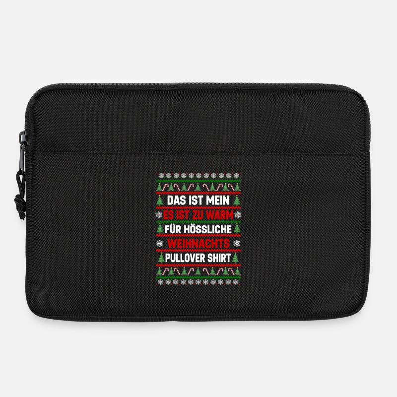 Zu Warm Für Hässliche Weihnachtspullover - Laptoptasche 13" - Schwarz