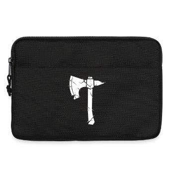 Fantasme de la Mosaïque de Hache Viking - Sacoche pour ordinateur portable 13 pouces - noir - Devant