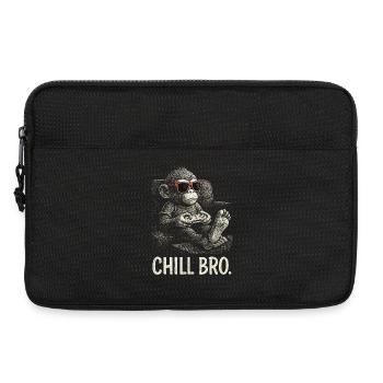 Chill Bro Cooler Affe Sonnenbrille Gamer Geschenki - Laptoptasche 13" - Schwarz - Vorne