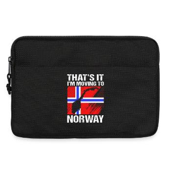 Norvégie : Oslo, Scandinavie, Norvège - Sacoche pour ordinateur portable 13 pouces - noir - Devant