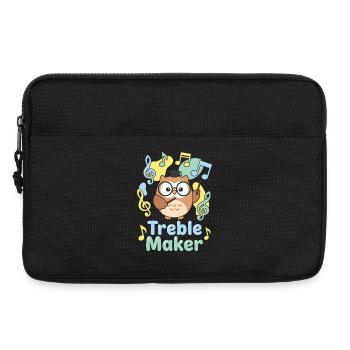 Treble Maker Musician Music Teacher Pun - Laptop bag 13" - black - Front