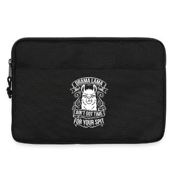 Drama Lama – Keine Zeit für Quatsch - Laptoptasche 13" - Schwarz - Vorne