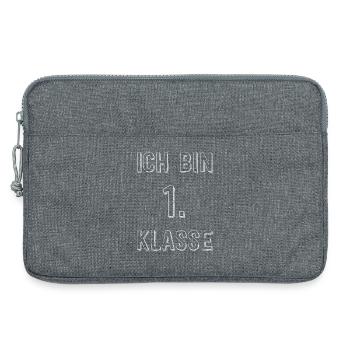 I'm 1st grade typography - Laptop bag 13" - heather grey - Front