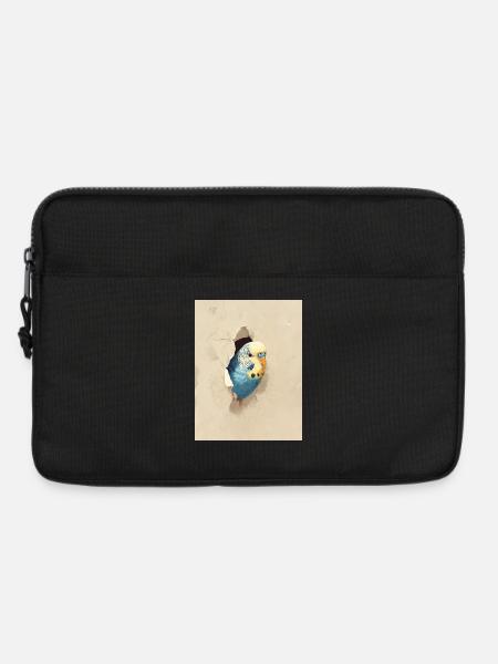 Perruche ondulée - Sacoche pour ordinateur portable 13 pouces - noir
