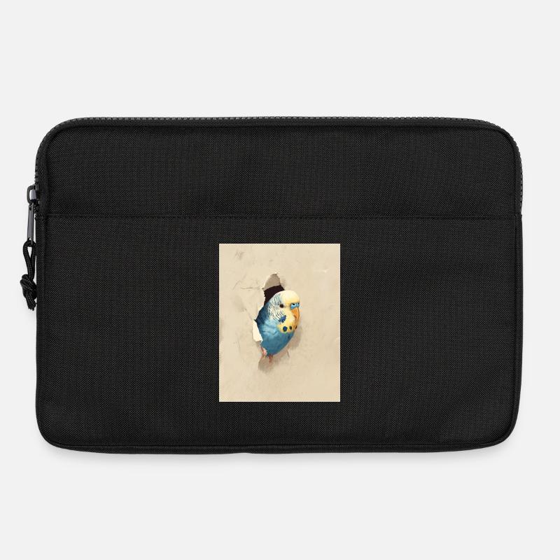 Perruche ondulée - Sacoche pour ordinateur portable 13 pouces - noir