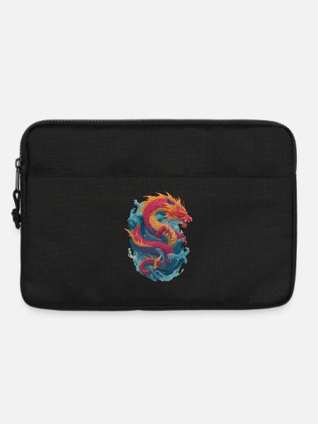 Drache - Laptoptasche 13" - Schwarz