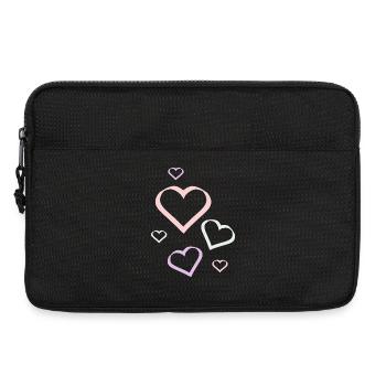 Cadeau pour la fête des mères : Idée de cadeau pour la fête des mères - Sacoche pour ordinateur portable 13 pouces - noir - Devant