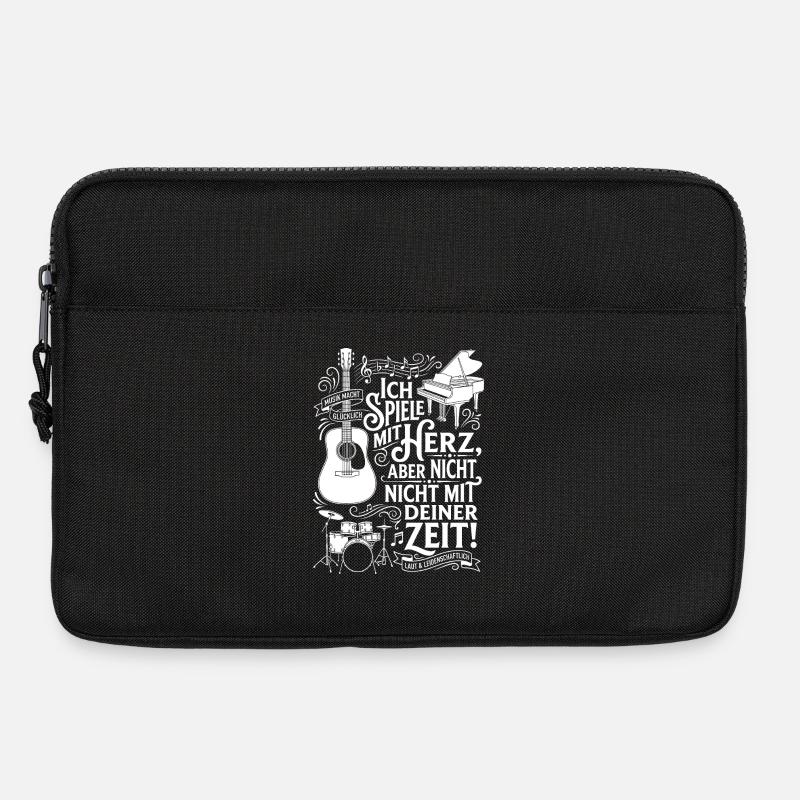 Gioco con il cuore, non con il tuo tempo - Borsa per laptop 13" - nero