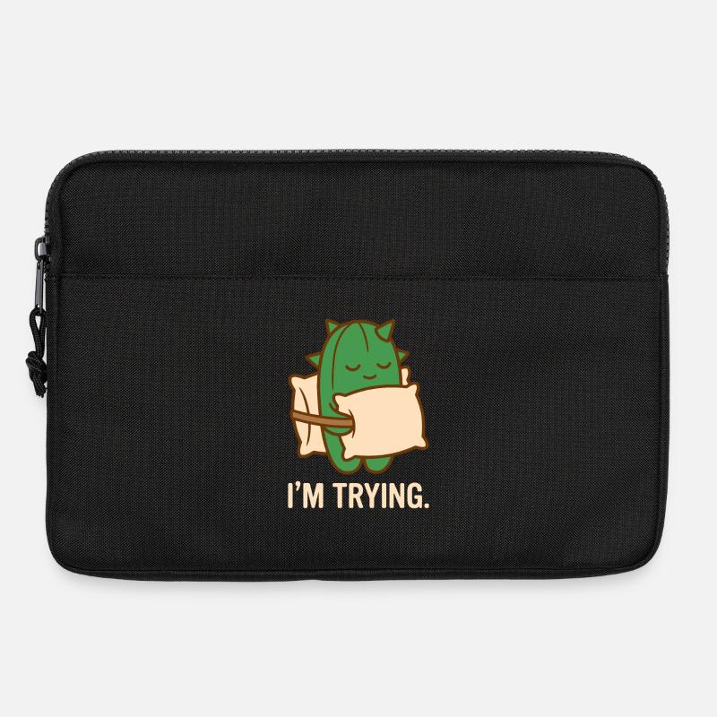 Stachelig, aber bemüht - Laptoptasche 13" - Schwarz